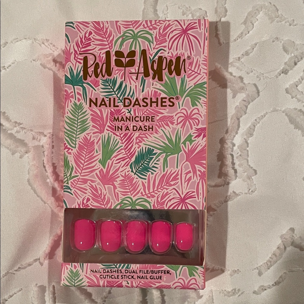 Red Aspen Bold Pink Press-On Nails